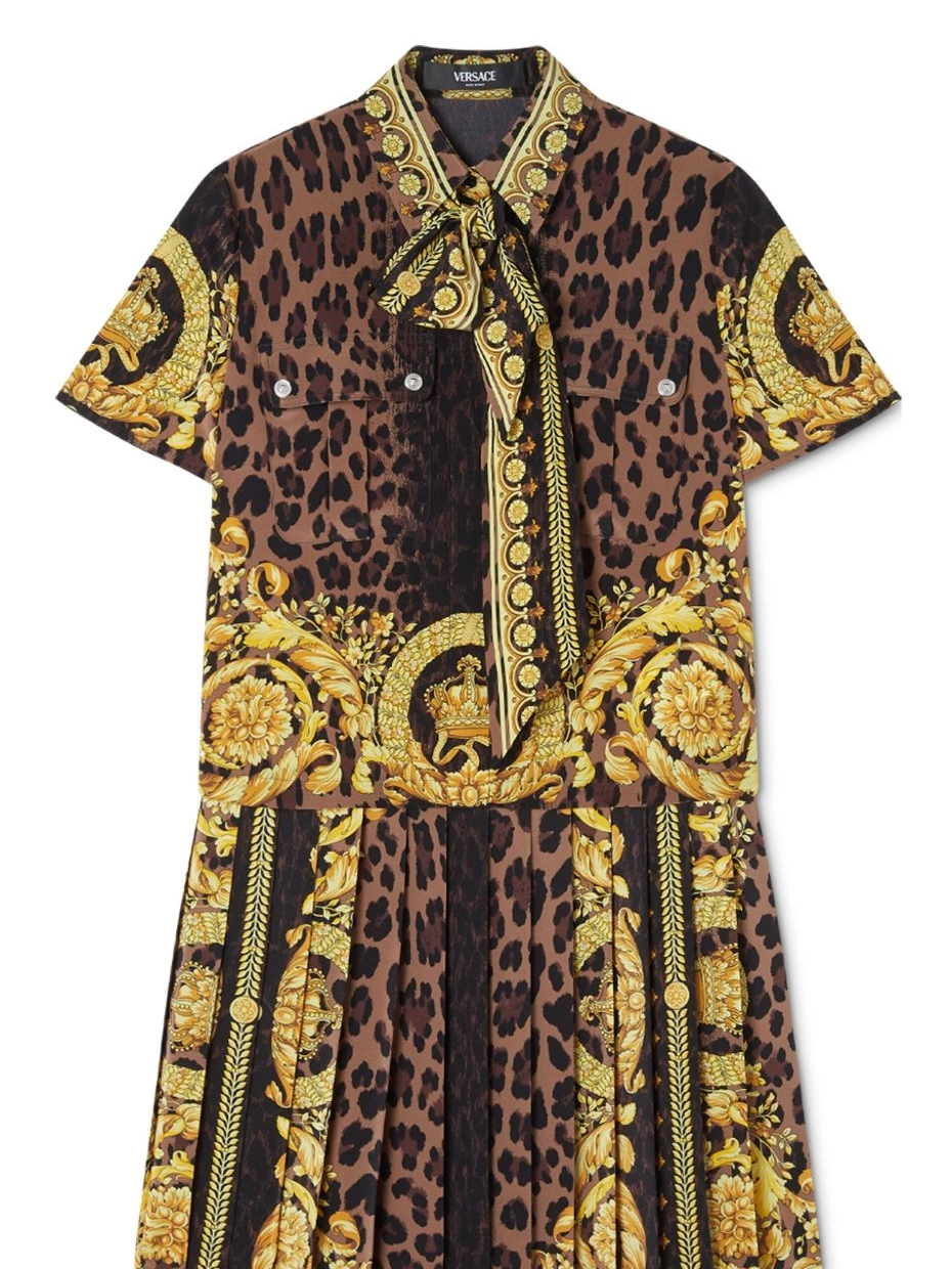 Affordable dress Lavalliere Barocco-print Women Wild mini Versace 0413